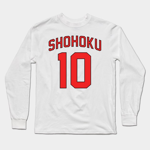 Shohoku - Hanamichi Sakuragi Jersey Long Sleeve T-Shirt by KimKim